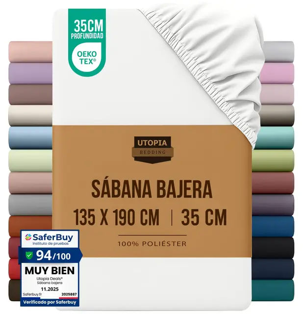 utopia bedding sabana bajera 135x190 cm