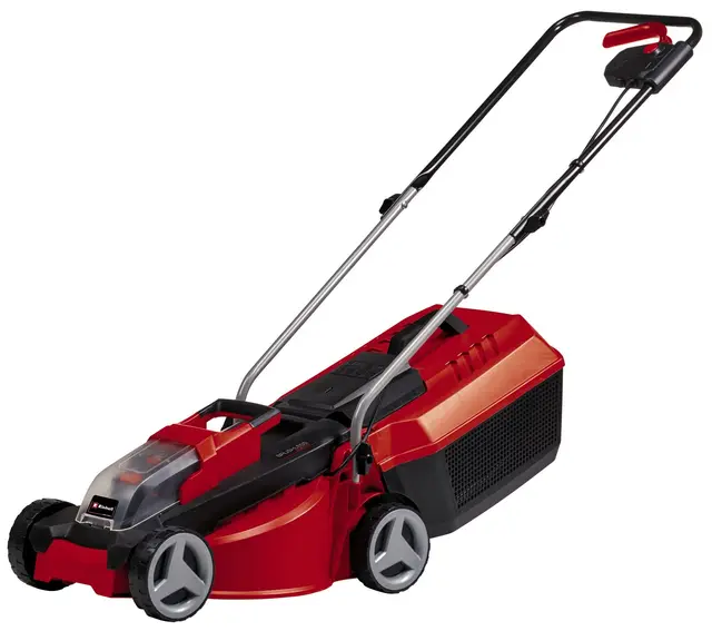 Einhell Cortacésped a batería GE-CM 18/30 Li-Solo Power X-Change (18 V, 30 cm Ancho de Corte, hasta 150 m², Brushless, 25L Bolsa recolectora, 30-70 mm Altura de Corte, sin batería)