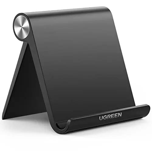 UGREEN Soporte Tablet Mesa, Stand Ajustable Multiángulo para Móvil de 4-11" Compatible con iPad, Galaxy Tab S9 S8, iPhone 17 Pro MAX Air16/15/14, Samsung Galaxy S25/S24 Negro