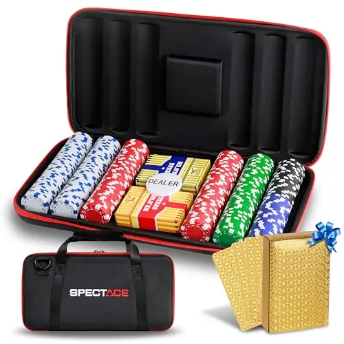spectace mlt300-01 maletín poker casino