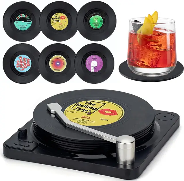 litensh anicemoon posavasos vinilo 6 uds