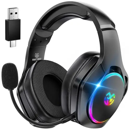 Tatybo WT01 Auriculares Gaming Inalámbricos Over-Ear