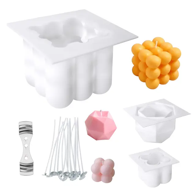uraqt kit molde velas diy 19pcs