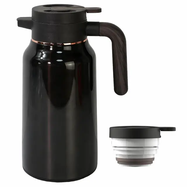 tcetcy jarra térmica 2l acero inoxidable