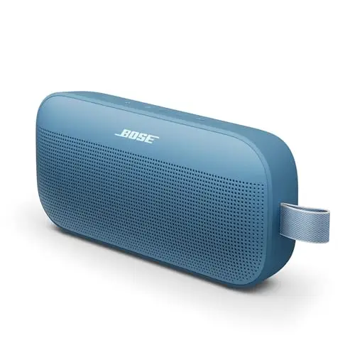 Bose SoundLink Flex (2.ª Gen.), Altavoz portátil inalámbrico con Bluetooth pequeño y Potente para Fiestas al Aire Libre, hasta 12 h de autonomía, Resistente al Agua IP67 y al Polvo, Azul Oscuro