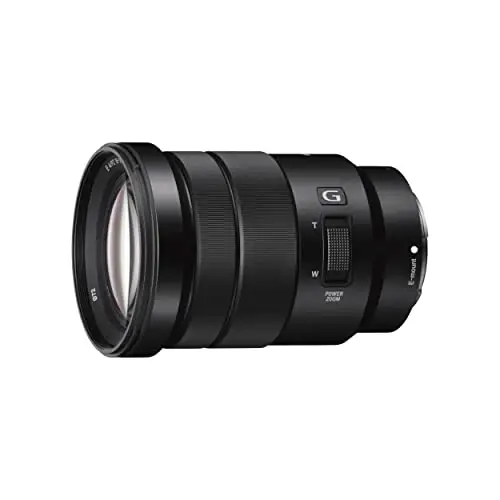 Sony SELP18105G – 18-105 mm F4 G Objetivo Zoom APS-C motorizado con apertura constante con OSS, montura E, Ideal para fotografía y vídeo profesional (compatible con ZV-E10, A6400, A6700)