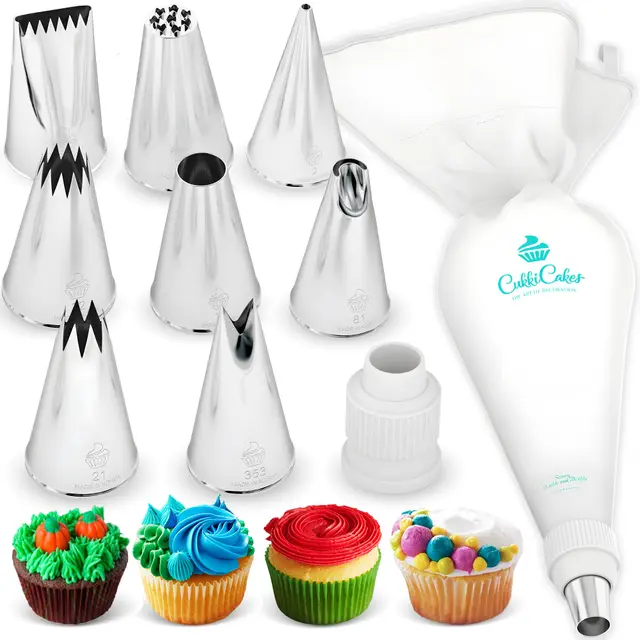 cukkicakes kit repostería 10pcs