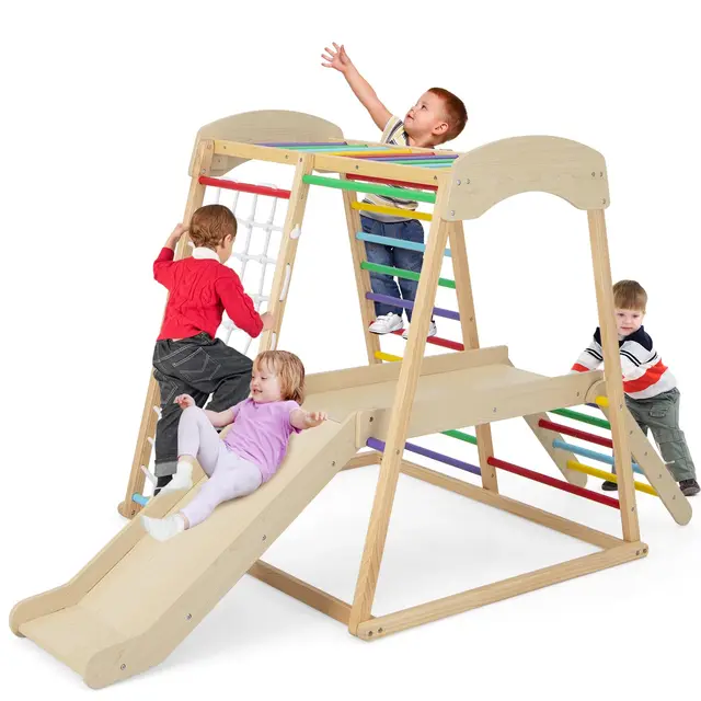 costway fe32211es parque infantil 6 en 1
