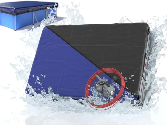 Planenfux® Cobertor de Invierno Rectangular para Piscinas de 400-200 cm | 2-en-1 de Material PE de 200g/m² | UV-Resistente | Lona Solar Invierno/Verano Lona de Piscina Redonda Rectangular 460x260 cm