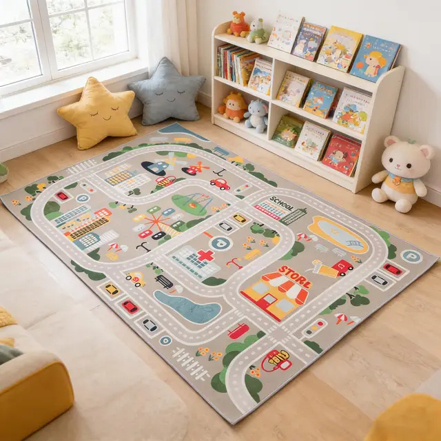 profiyer alfombra infantil street car