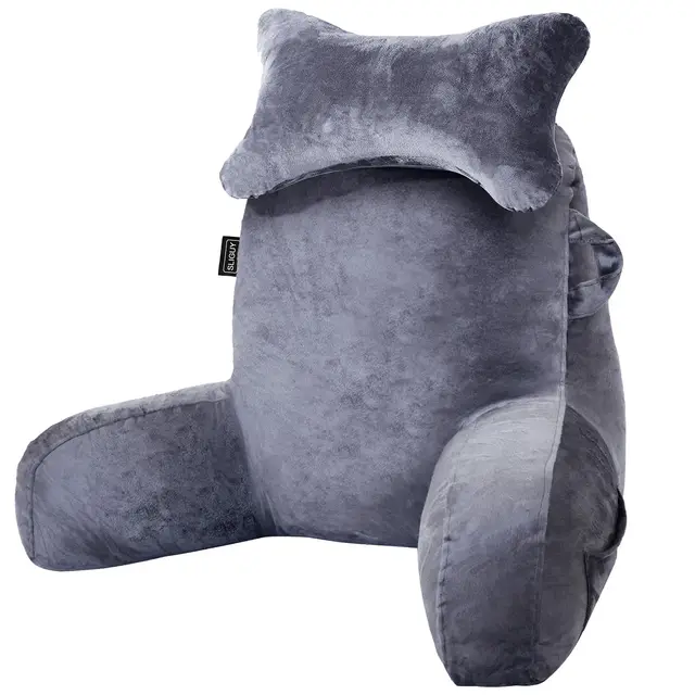 sliguy almohada lectura gris oscuro