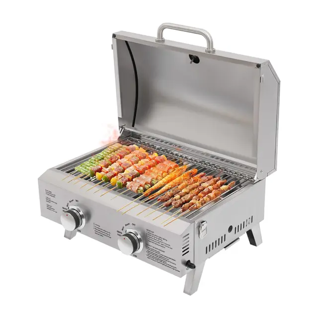 wusrto portátil de gas 2 quemadores
