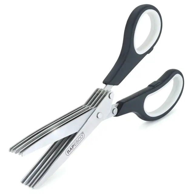 rapesco 1599 tijeras 5 hojas acero