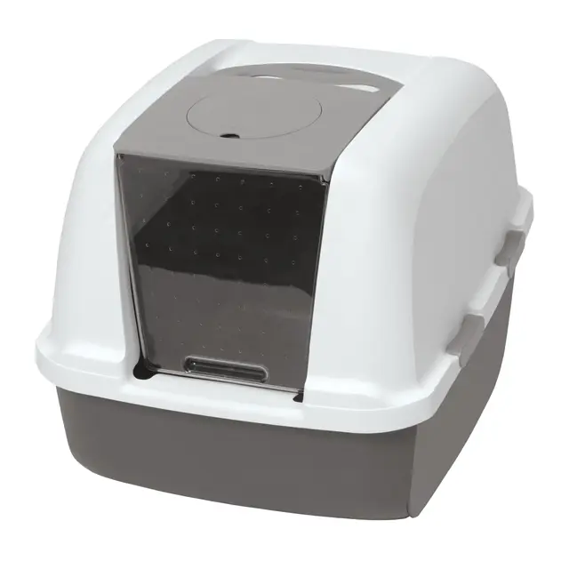 catit arenero cerrado jumbo gris