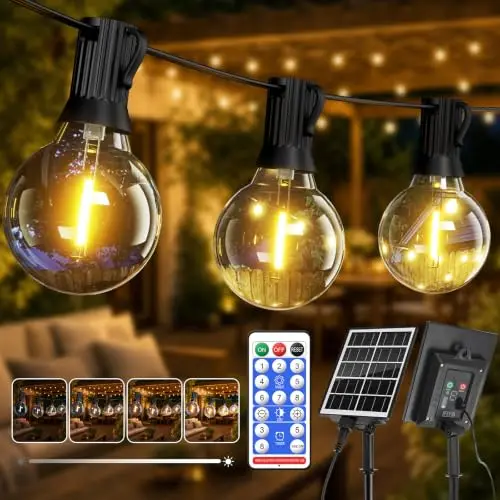 hoteril g40 guirnalda solar 15m 21 led