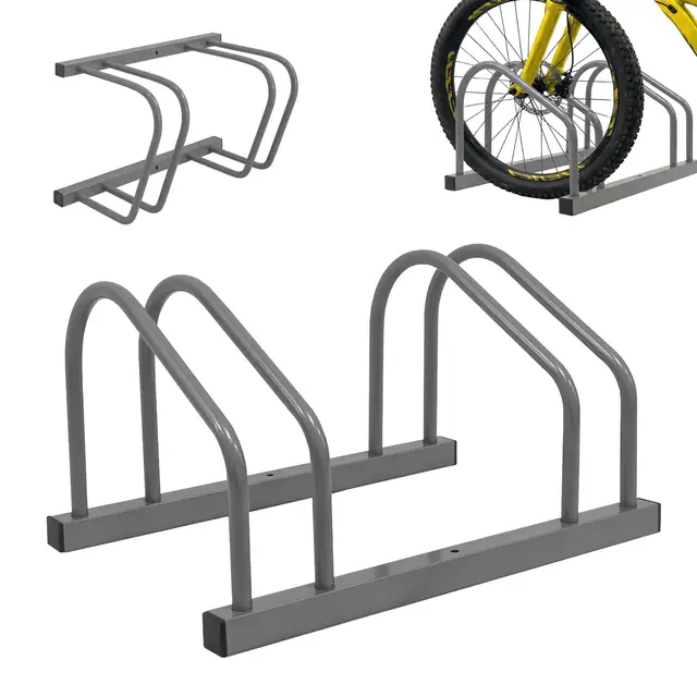 relaxdays soporte bicis suelo y pared