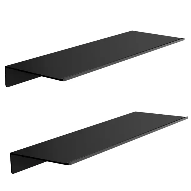 hnvner estante pared negro 40cm set 2
