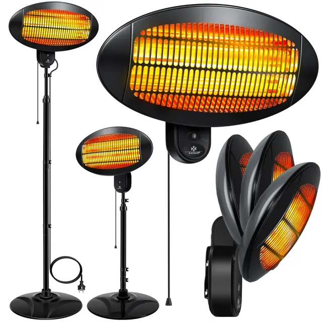 kesser calefactor infrarrojo terraza