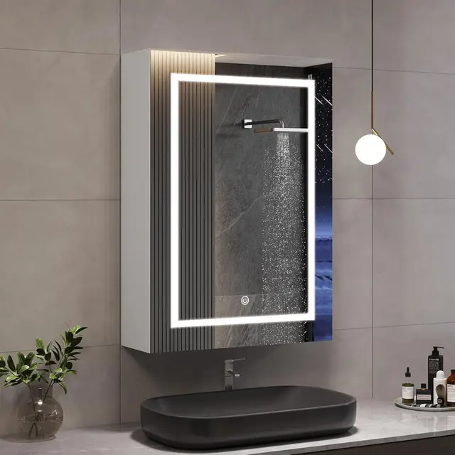 henunem espejo baño led 70x50cm