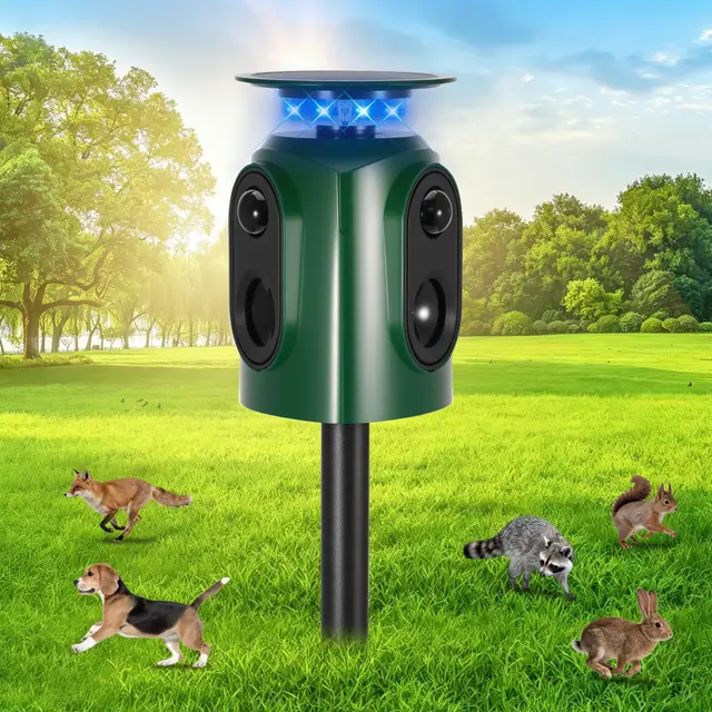 deecozy ahuyentador ultrasónico solar