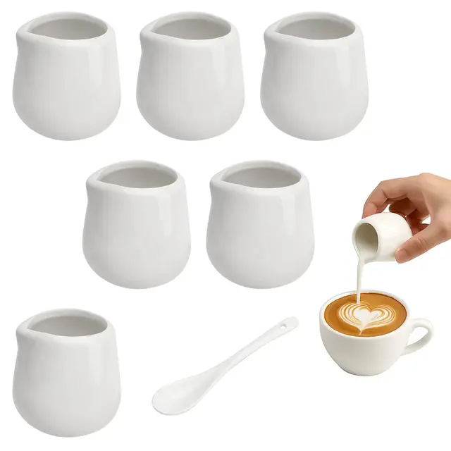 apomoons salsera porcelana 50ml set 6