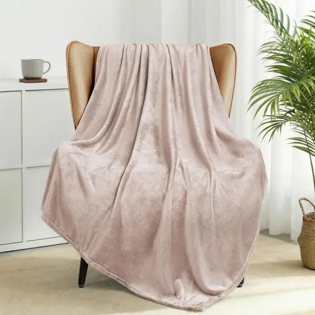 exclusivo mezcla manta franela camel