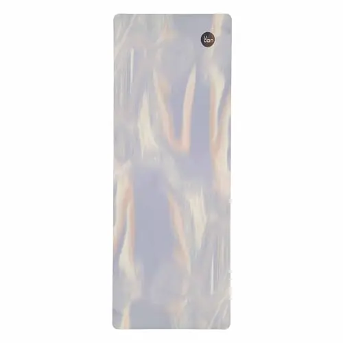 Ucan - Esterilla de Yoga Antideslizante | 183 x 68 cm | Colchoneta Gruesa de 5 mm para Pilates, Barre, HIIT y Entrenamiento Funcional | Superficie PU Eco-Friendly