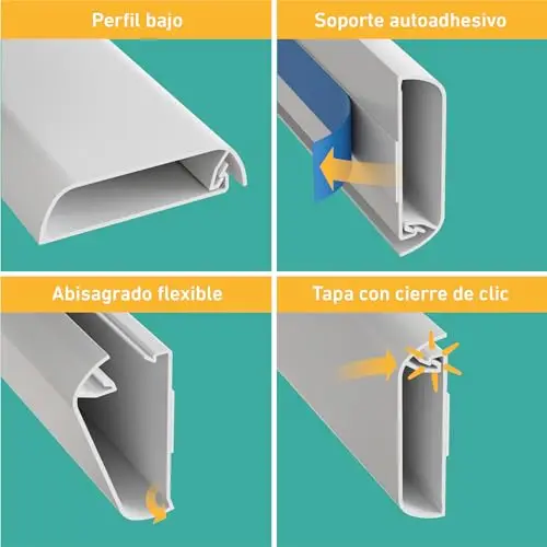 d-line 604739 canaleta adhesiva para