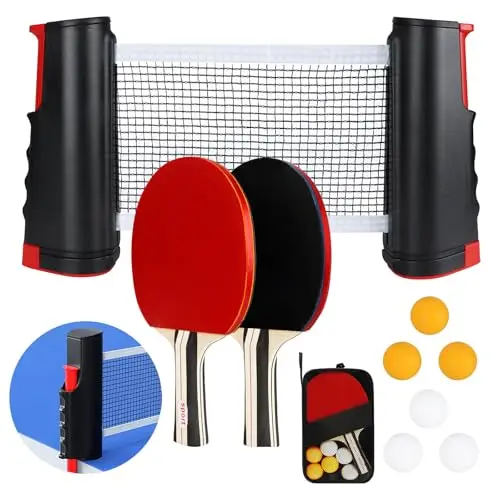 tosuto set ping pong portátil