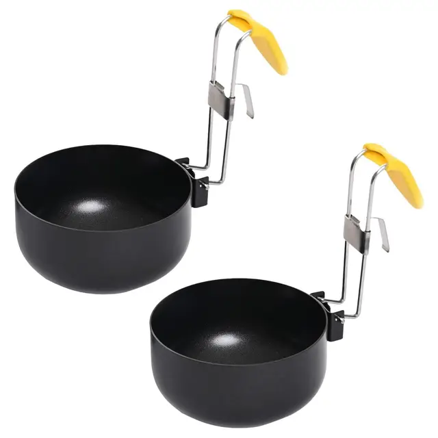 fdggt cocedor huevos plegable 2 piezas