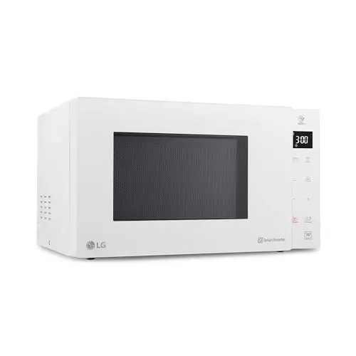 LG MH6535GDH Microondas con grill, 1000W, Smart Inverter, Display digital, Color Blanco, 1000 W, 25 l