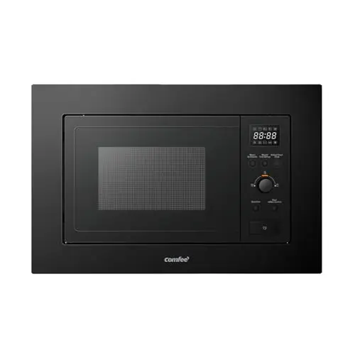 COMFEE' CBMAG820BJL-BK Microondas empotrado de 20 litros con grill, controles digitales, 8 niveles de potencia, descongelación rápida y 8 menús automáticos, color negro Visita la tienda de Comfee