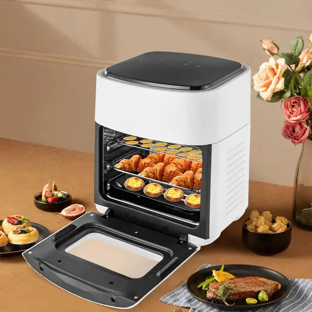 OMGGYER Freidora de Aire Sin Grasa 15 L 1400 W Pantalla Táctil