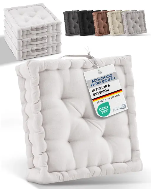 beautissu cojines de suelo 40x40
