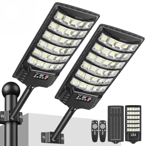 peakro farola solar 180 led 10000lm