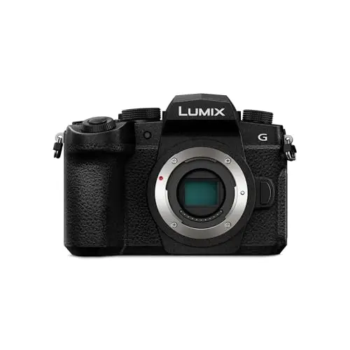 Panasonic DC-G97E LUMIX Micro Cuatro Tercios Cámara sin Espejo, 20,3 MP, 4K 30p, Live View Finder, LCD de Ángulo Libre, Wi-Fi, Bluetooth, Color Negro