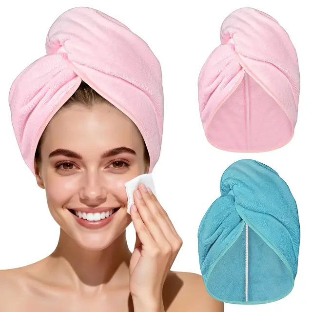 hotut toalla turbante microfibra set 2