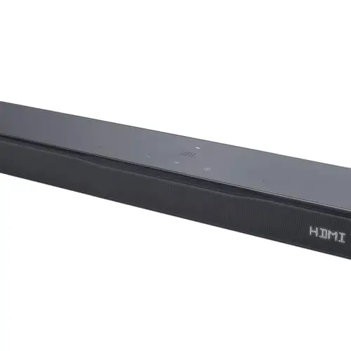 JBL Bar 300 MK2, Barra de Sonido 5.0 Todo en uno con Bluetooth para TV, Sonido Envolvente Dolby Atmos, HDMI eARC, Wi-Fi, vídeo 4K, PureVoice 2.0 y MultiBeam 3.0, Negro