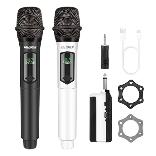 talomen dual 2.4g micrófono inalámbrico