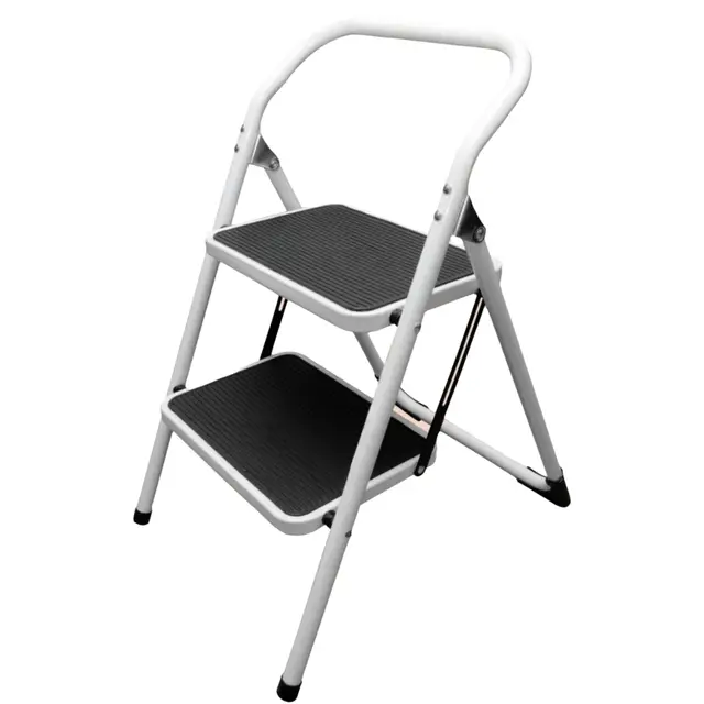 homelux 710055 taburete acero 2 peldaños