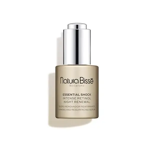 Natura Bissé Essential Shock Intense Retinol Night Renewal | Sérum Facial Reafirmante de Noche con Retinol, Bakuchiol, Ácido Glicólico, Colágeno y Matrixyl | 30 ml