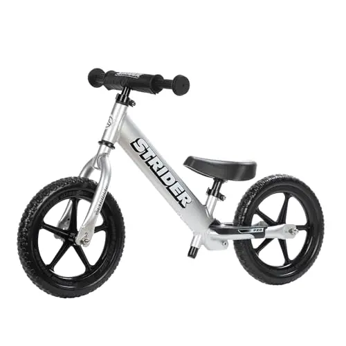 Strider 12 Pro Bike – Bicicleta sin Pedales para niños de 1 a 4 años – Bicicleta de Equilibrio – Sillín Ajustable en Altura – Ligero y Duradero