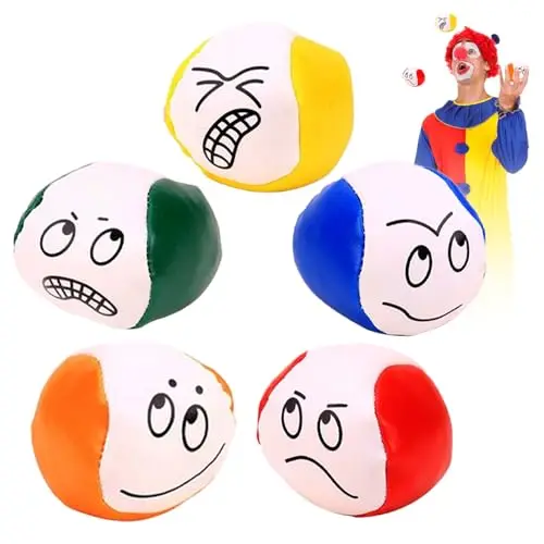 soeuyd 5 piezas pelotas de malabares pu