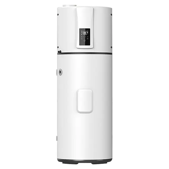 Bomba de calor 250L R290 Bomba de calor de agua doméstica, A+, compatible con energía solar, silenciosa 50 dB, WiFi, modo Boost, comercial y doméstico