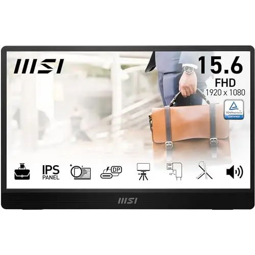 MSI Pro MP161 E2U Monitor Portátil