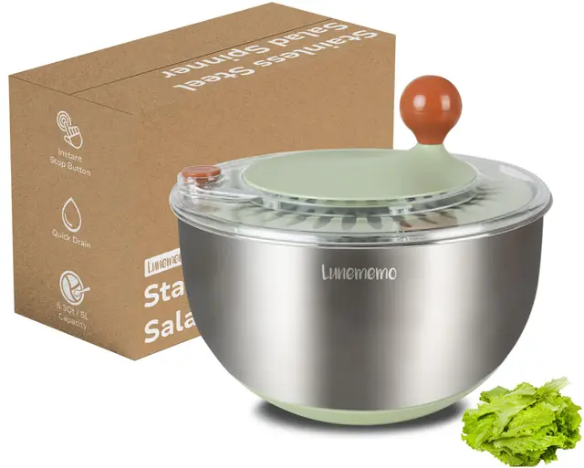 lunememo centrifugador acero inoxidable