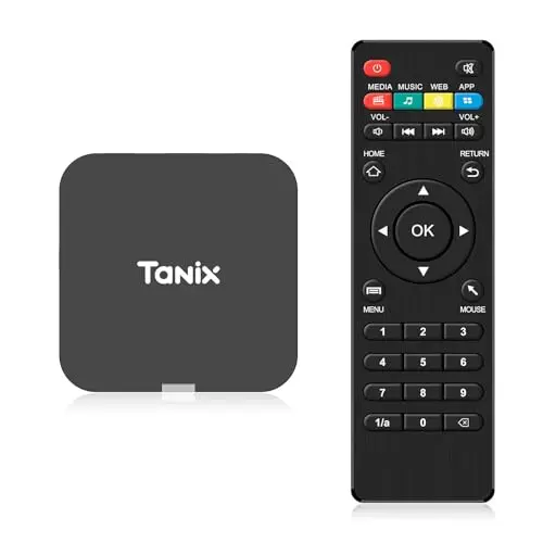Android TV Box 10.0, 2GB RAM 16GB ROM Android Box, Super Mini TV Box Android Allwinner H313 Quad-Core Arm Cortex A53,Soporte USB y WiFi Compacto 4k HD Box TV Android