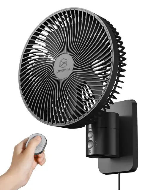 shinebella ventilador de pared oscilante