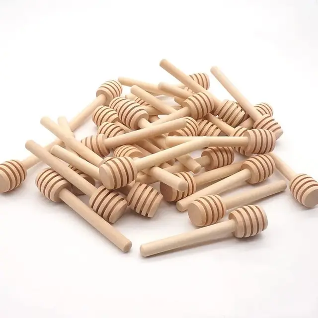 piqiuqiu mini cuchara miel madera 8cm