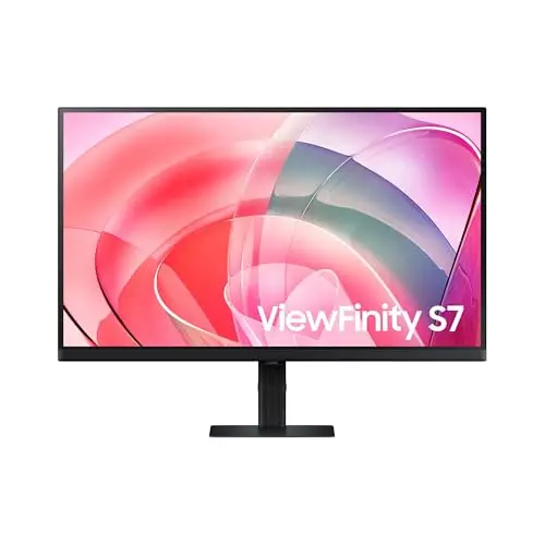 Samsung LS27D700EAUXEN - Monitor Viewfinity S7 de 27" UHD (3840 x 2160, 16:9, 60Hz, 5ms, Modo Eye Saver, Flicker Free), Negro, Versión 2024
